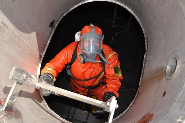 Confined space entry