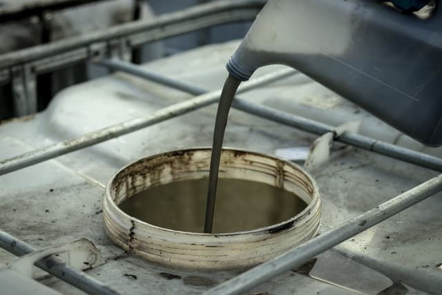 Soluble cutting oil disposal